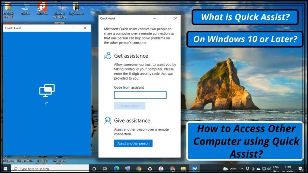 What is Quick Assist? How to use it to access someone's computer?