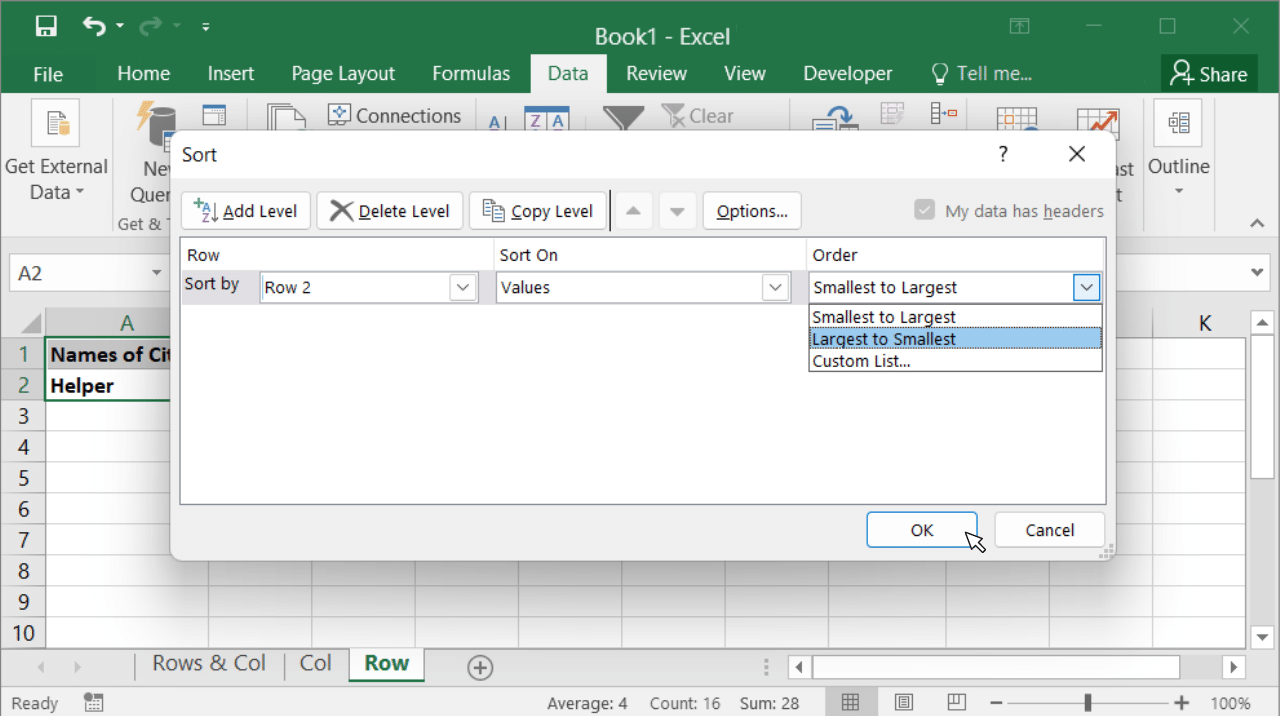How To Flip Or Reverse Data In Microsoft Excel