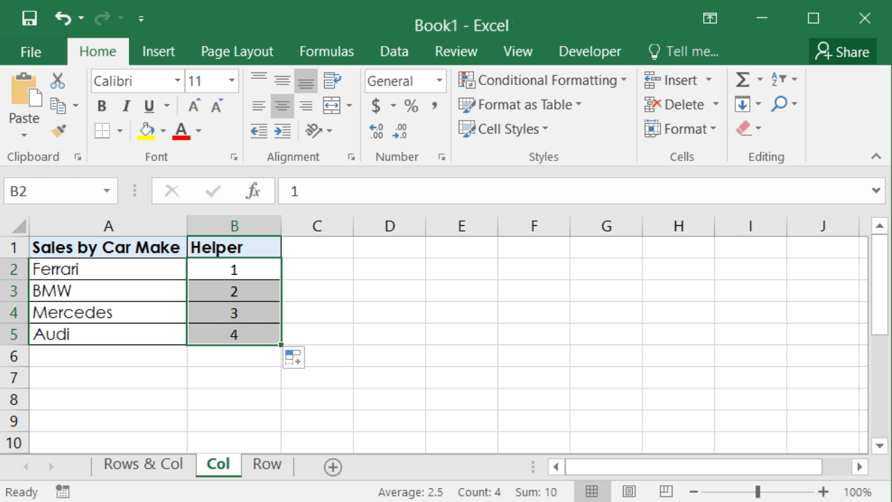 How To Flip Or Reverse Data In Microsoft Excel