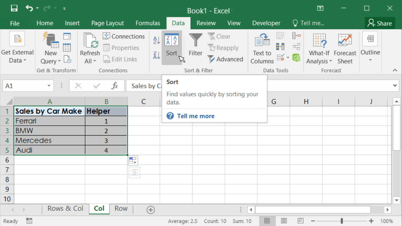How To Flip Or Reverse Data In Microsoft Excel