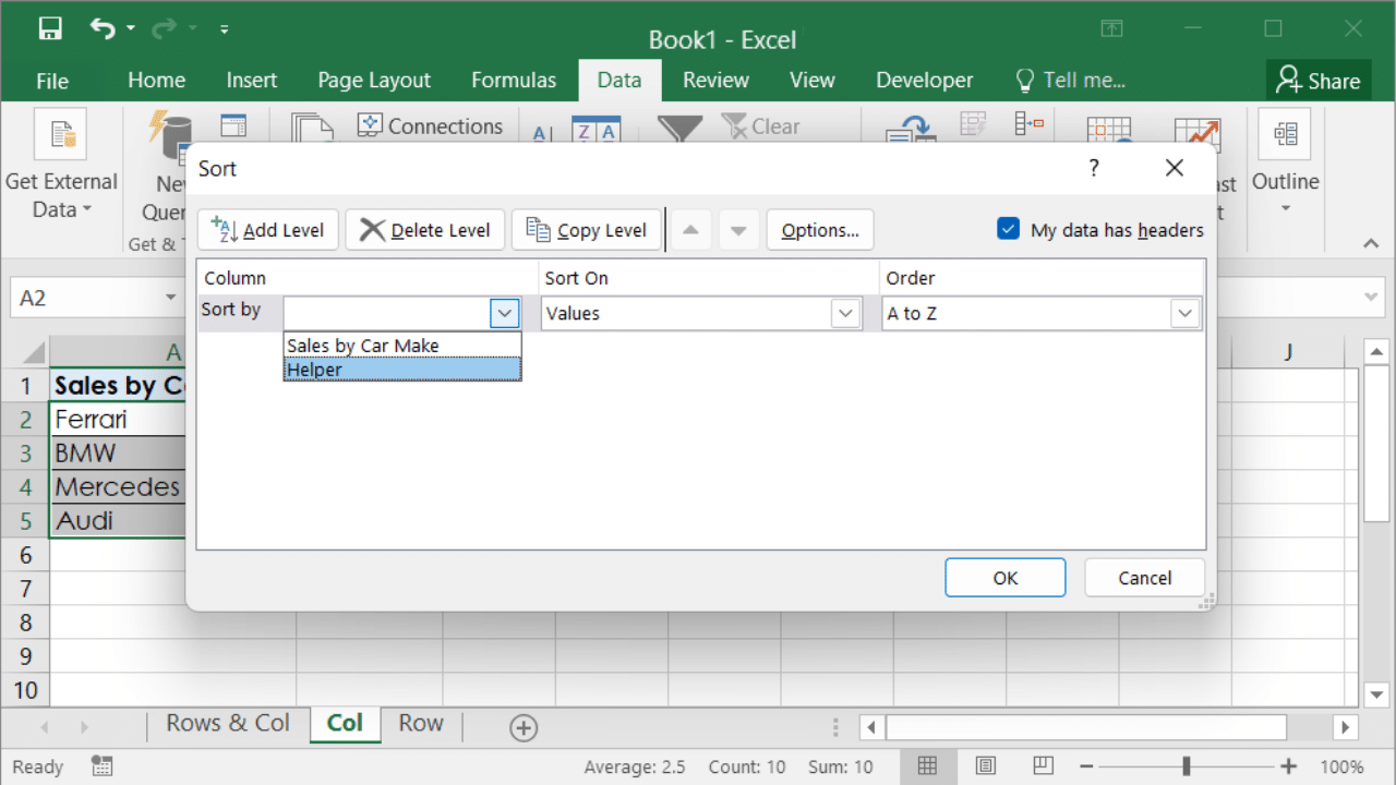 How To Flip Or Reverse Data In Microsoft Excel